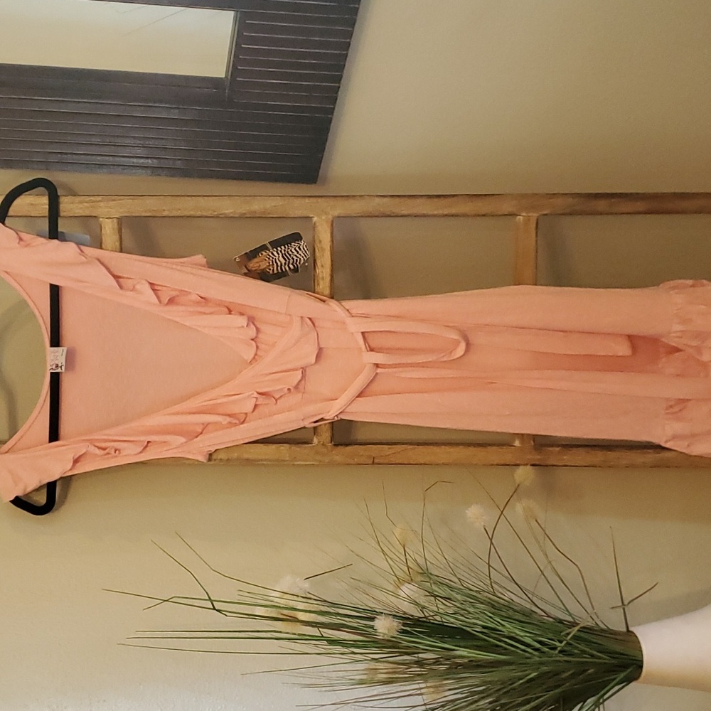 Lucy Love Women's Ruffle Pink Dress